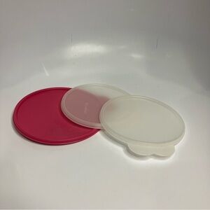 Tupperware replacement lids 2 sizes
